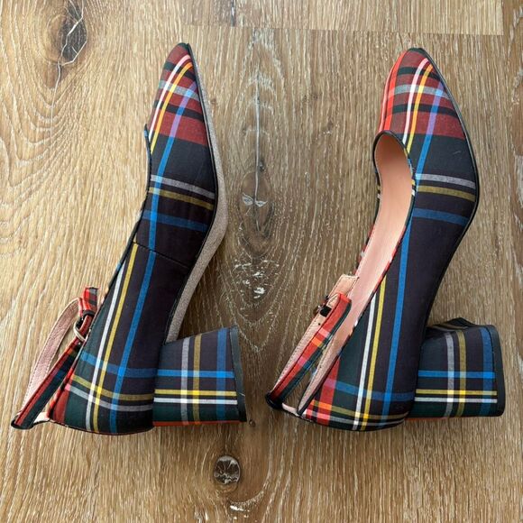 J. Crew Women's Stewart Tartan Plaid Fabric Pumps - Picture 4 of 8